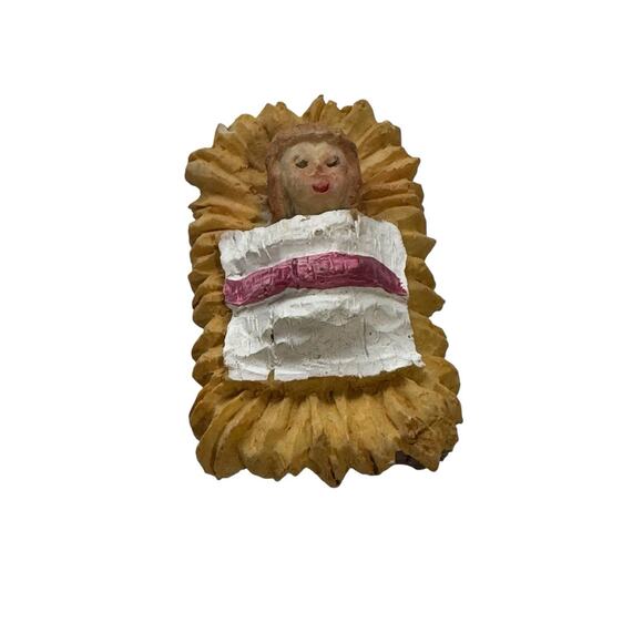 Midwest of Cannon Nativity Figurines Set Holy Family Shepard Angel Sheep - Picture 3 of 7